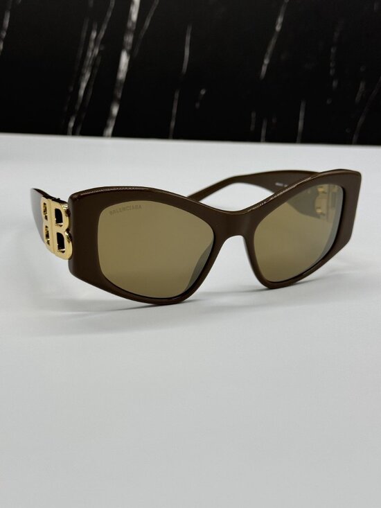 NEW BALENCIAGA BB0287S 003 BROWN CAT EYE WOMEN SUNGLASSES BALENCIAGA EYEWEAR main image 10